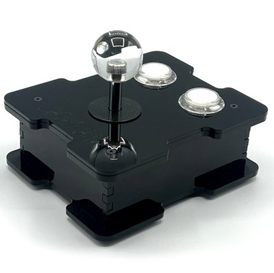 Micro Deluxe 8/16bit Retro Joystick - Crystal Clear