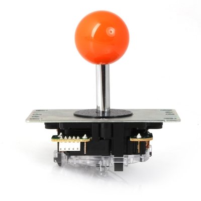 Sanwa JLF-TP-8YT Ball Top Arcade Joystick - Orange