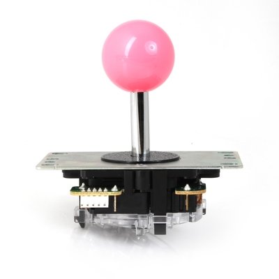 Sanwa JLF-TP-8YT Ball Top Arcade Joystick - Pink